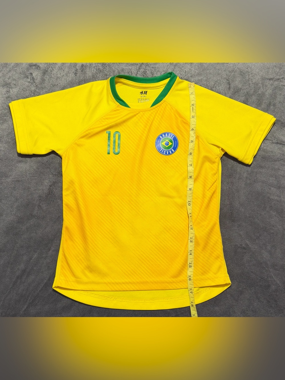 H&M Kids Brasil Soccer Jersey SIZE 4-6Y